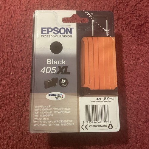 Original epson 405xl black ink - black,