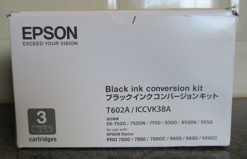 Epson black conversion kit - conversion,